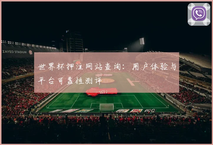 世界杯押注网站查询:用户体验与平台可靠性测评